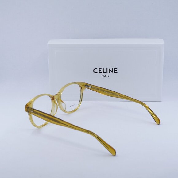 Final Price! Celine CL50007F 039 Yellow Eyeglasses 52mm - Picture 5 of 11